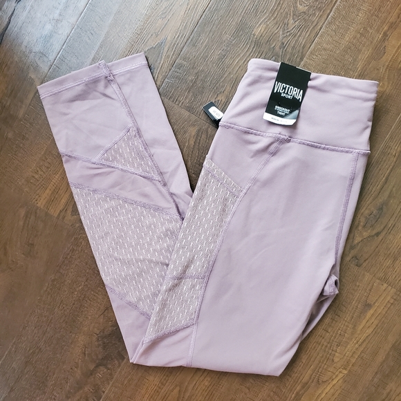 Victoria's Secret Pants - Victoria's Secret Sport Knockout Tight Light Purple NEW Size Medium Mesh Pockets